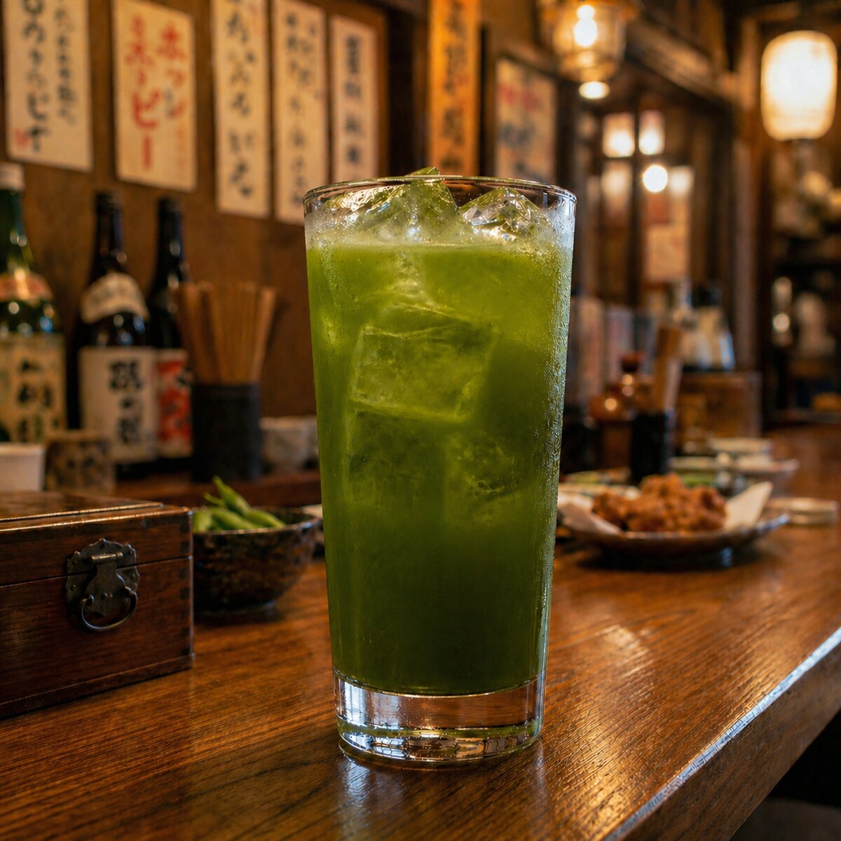 緑茶ハイ — アルコールに負けない深みとキレ